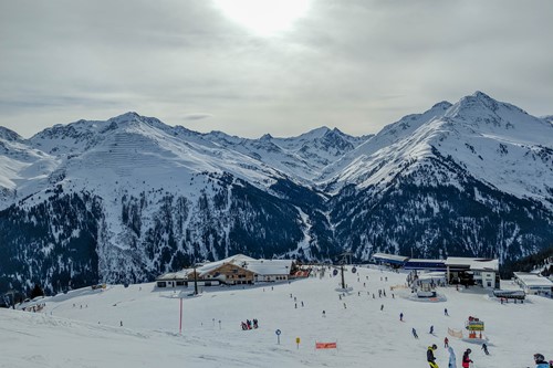 top of the galzig, one of the best runs in St Anton