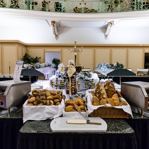 breakfast at Hotel Terrace, ski accommodation in Engelberg