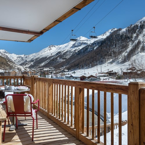 Penthouse Best view - Location chalets Covarel - Val d'Isère Alpes - France – Terasse 2 .jpg