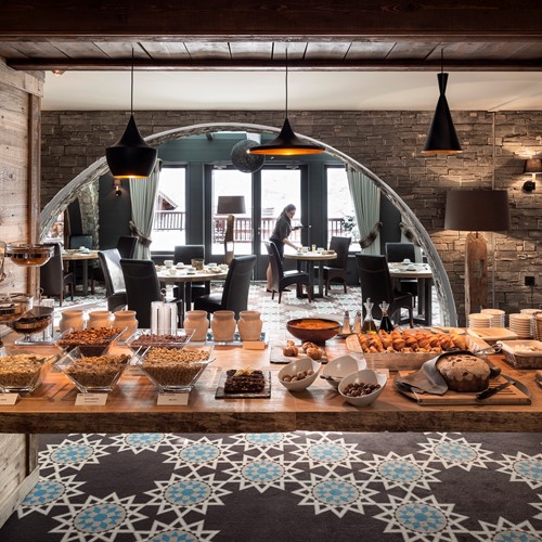 Breakfast buffet-Hotel Village Montana-Tignes